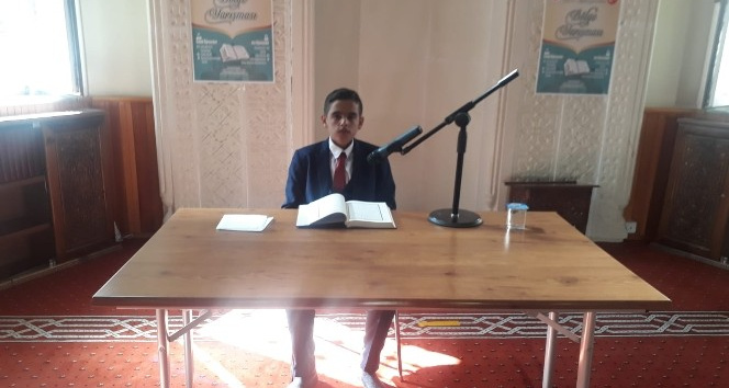 Hakkarili Fırat Kur'an-ı Kerim' de birinci oldu