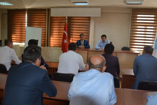 Hakkari'de birim değerlendirme toplantısı yapıldı