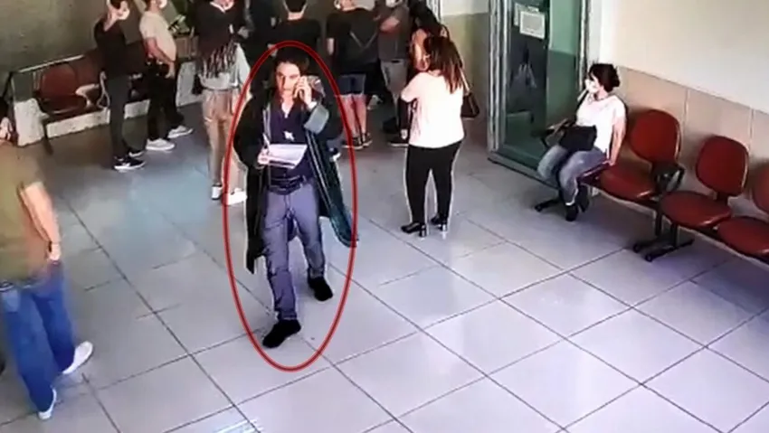 Duruşmada yakalandı!