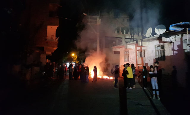 Silvan'da sayaç protestosu