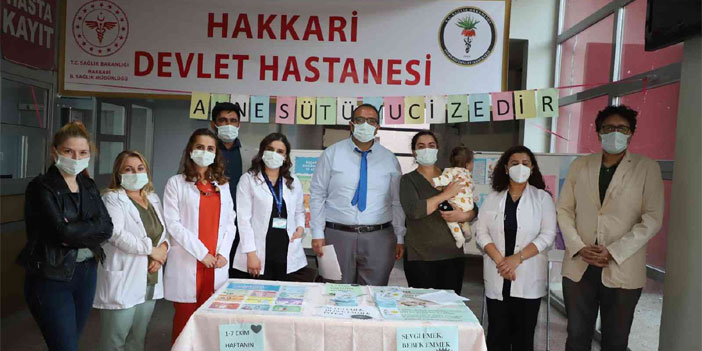 Hakkari'de anne sütünün önemi anlatıldı
