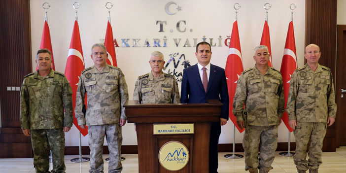 Jandarma Genel Komutanı Orgeneral Çetin, Hakkari'de