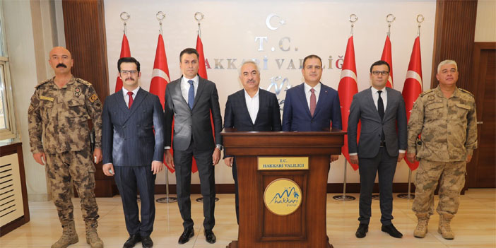 İçişleri Bakan Yardımcısı Ersoy, Hakkari'de ziyaret ve incelemelerde bulundu