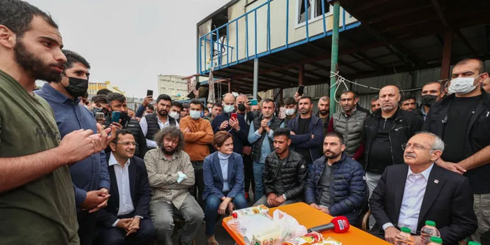 Kılıçdaroğlu'ndan atık toplayıcılara ziyaret