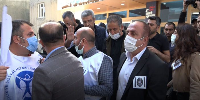 Hakkari’deki ’10 Ekim’ anmasında gerginlik