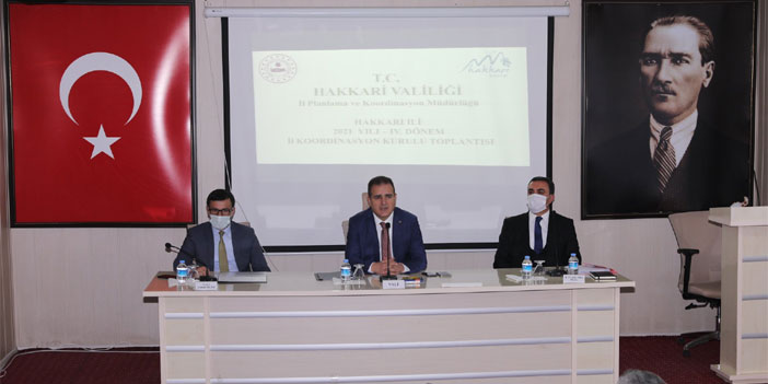 Hakkari'de 4. dönem İl Koordinasyon Kurulu toplantısı yapıldı