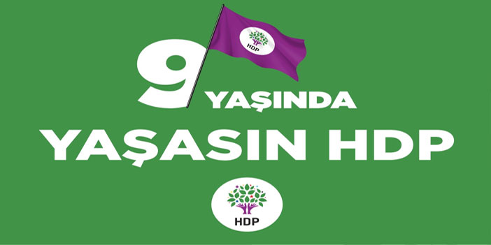 HDP'den 9. yaş etkinliğine davet