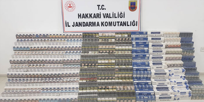 Derecik'te 12 bin 180 paket sigara ele geçirildi