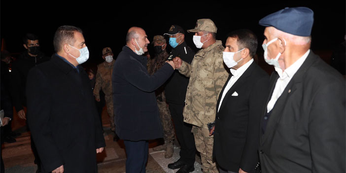 İçişleri Bakanı Süleyman Soylu Hakkari'de