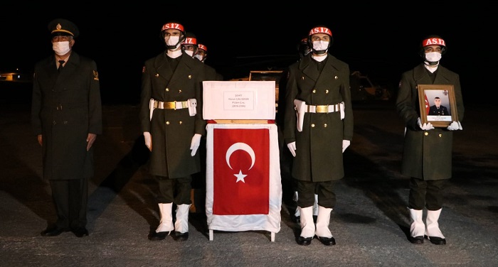 Şehit asker Hakkari'de törenle memleketine uğurlandı