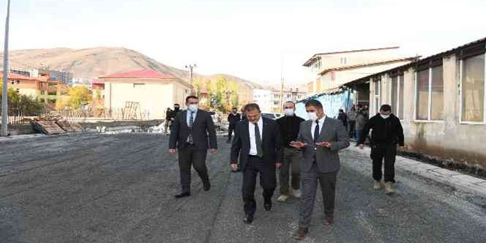 Vali Akbıyık çalışmaları denetledi