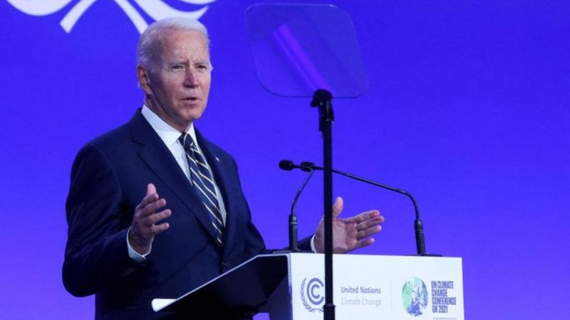 Biden Glasgow'da konuştu