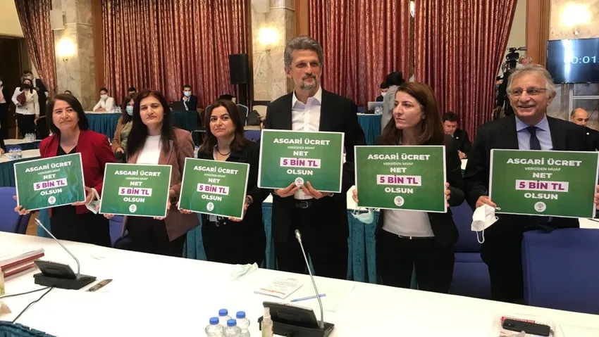 HDP’den asgari ücret eylemi