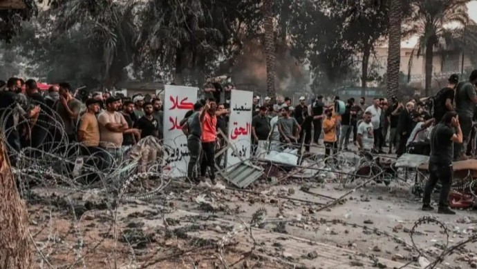 Irak’ta seçim protestolarında 125 yaralı