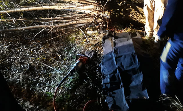 Kestiği ağacın altında can verdi