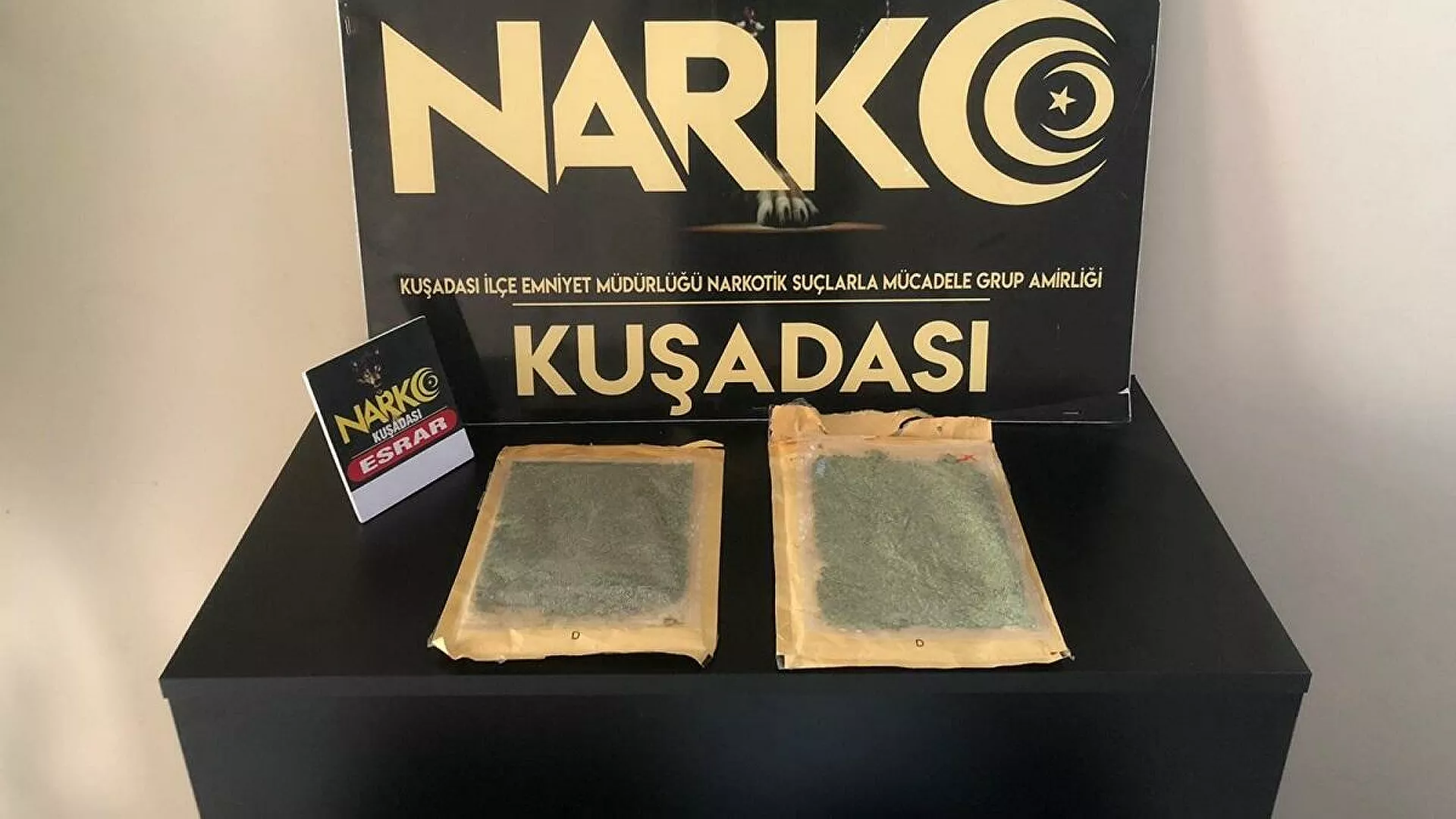 Kargoyla gelen uyuşturucuya narkotik el koydu