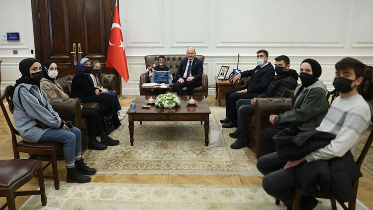 Bakan Soylu, Şemdinlili Budak ailesini kabul etti