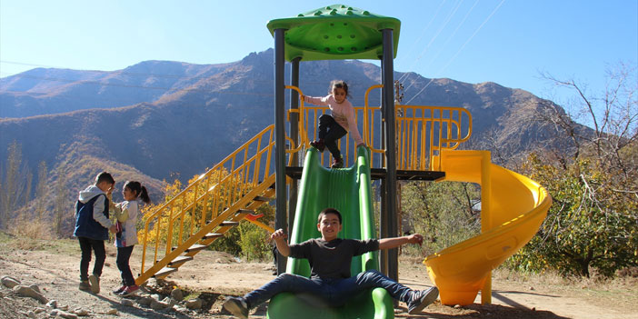 Hakkari'de "90 köye 90 park" projesi