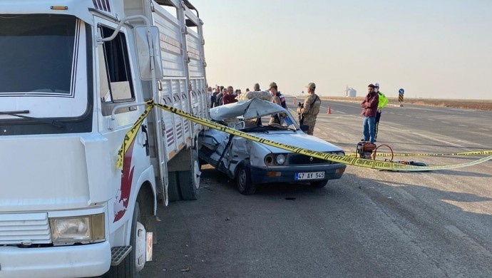 Kızıltepe’deki kazada baba ve oğlu hayatını kaybetti