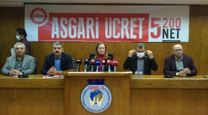DİSK asgari ücret önerisini açıkladı: Net 5 bin 200 TL