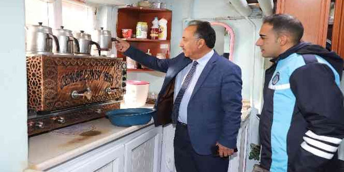 Hakkari'de çay ocakları denetlendi