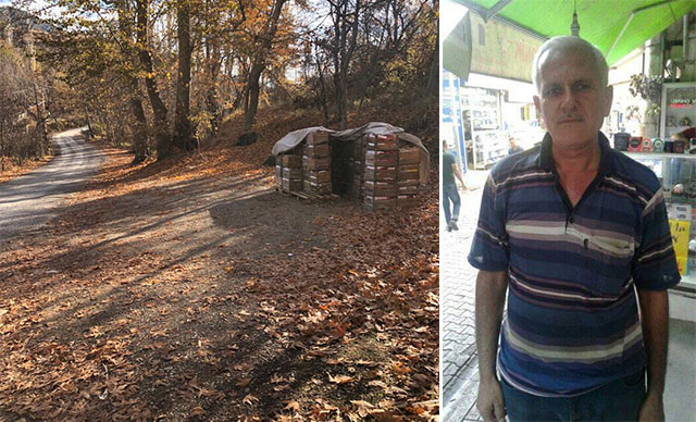 Çaldığı elmaları satmaya götürürken yakalandı