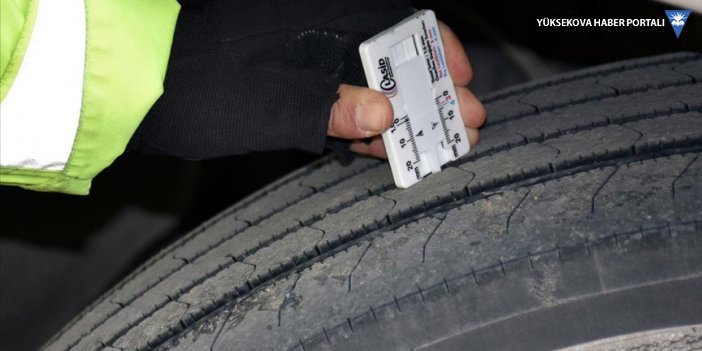 Kış lastiği denetimleri başladı