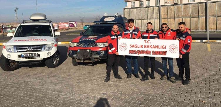 Nevşehir'den Hakkari'ye 5 UMKE gönüllüsü