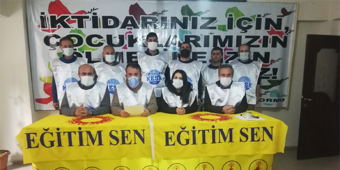 Hakkari KESK'ten SES'li Soydan'ın açığa alınmasına tepki