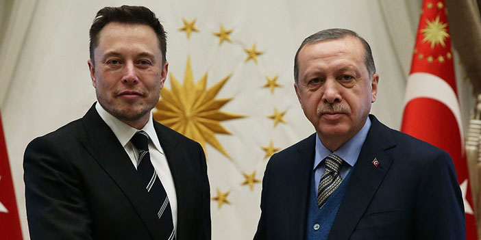 Erdoğan, Musk'la görüştü