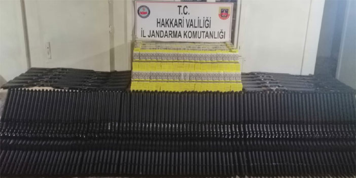 Derecik'te 119 av tüfeği ele geçirildi