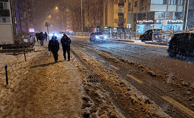 Üç ilde eğitime kar engeli