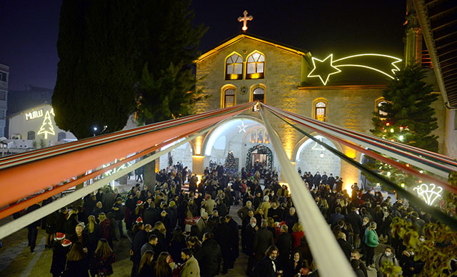 Hatay'da Noel ayini yapıldı