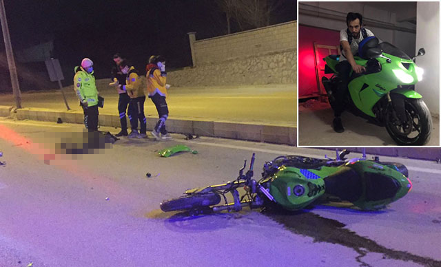 Babasını motosikletten düşürdü, 2 kilometre ileride kamyona çarptı