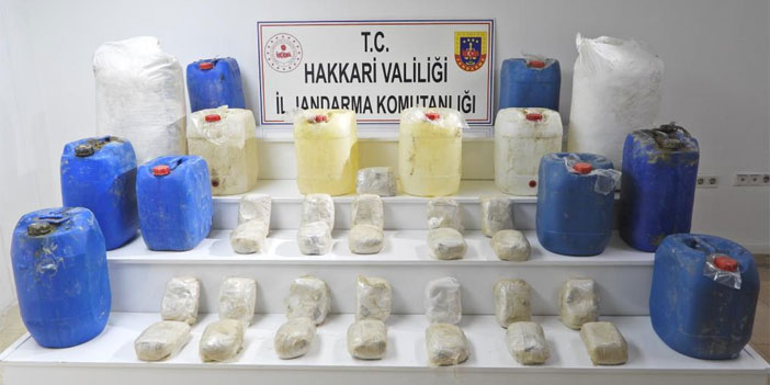 Yüksekova'da İHA destekli uyuşturucu operasyonu: 6 gözaltı