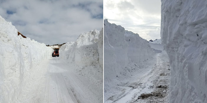 Hakkari'de ekiplerin zorlu mücadelesi
