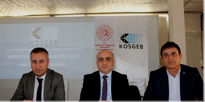 Hakkari'de KOSGEB bilgilendirme toplantısı