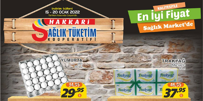 En iyi fiyat sağlık markette!