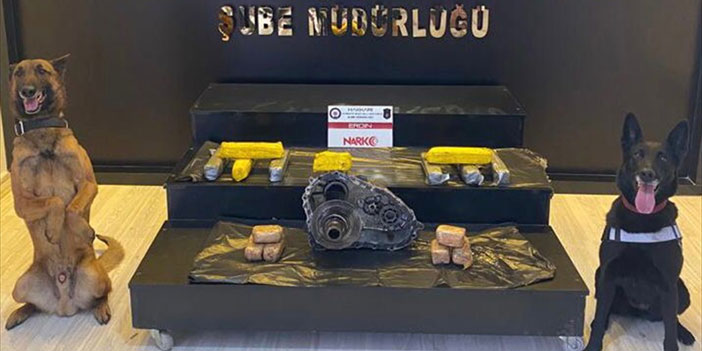 Hakkari'de şanzımanda 7 kilo 300 gram eroin yakalandı