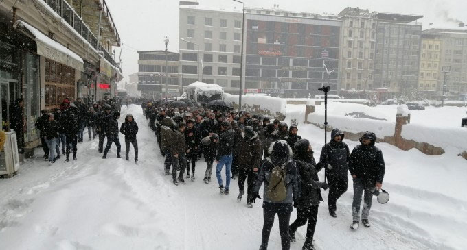 Zeydan'a coşkulu karşılama