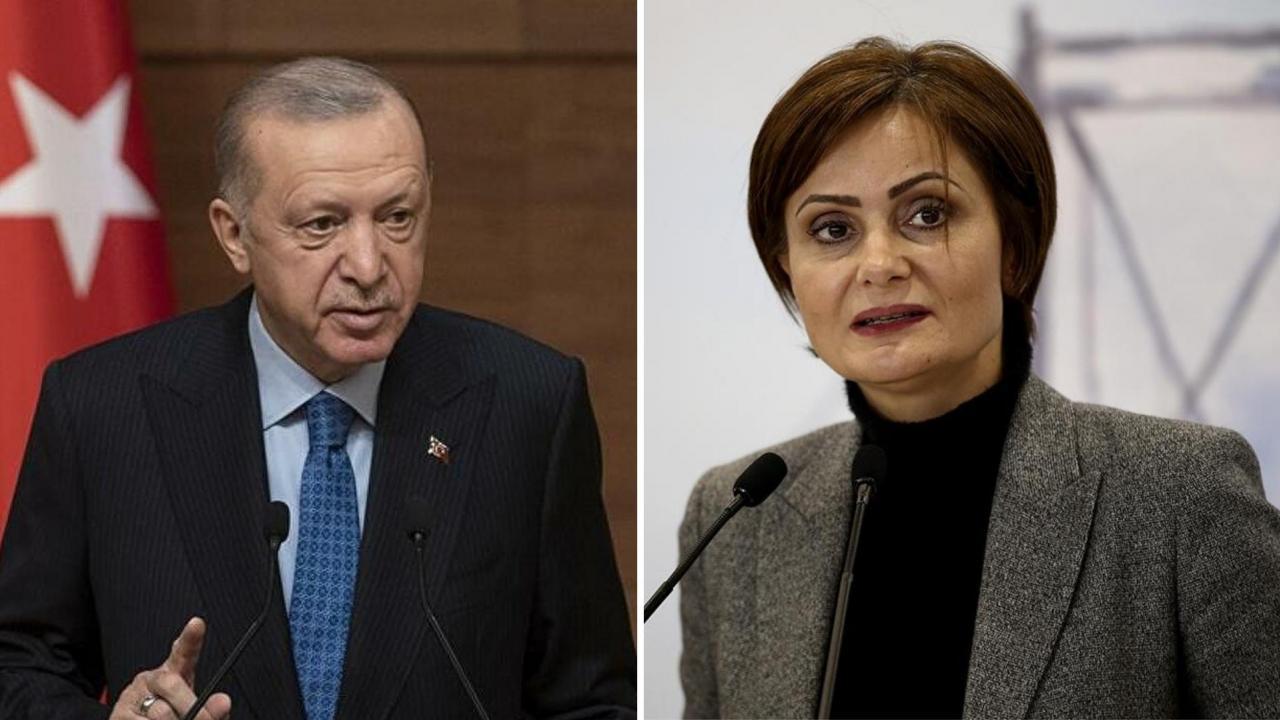 Erdoğan'ın Kaftancıoğlu hakkında açtığı 500 bin TL'lik tazminat davasına ret