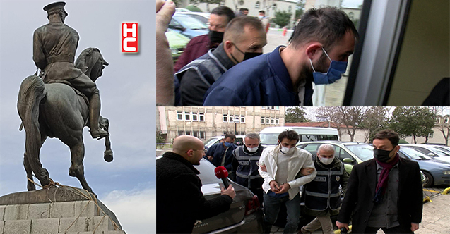 Atatürk Anıtı'na saldıran kuzenler sabıkalı çıktı