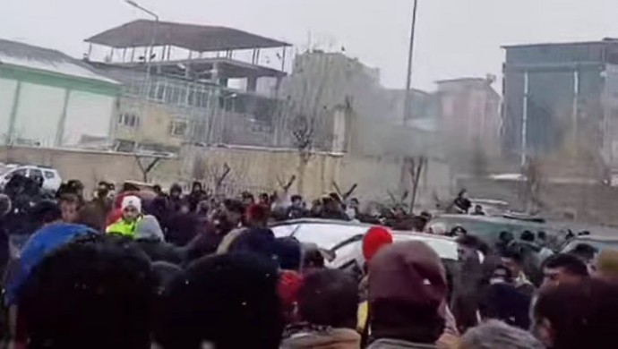 Doğubeyazıt'ta elektrik zammı protestosu