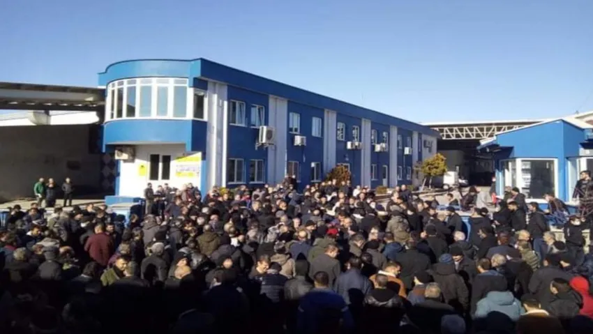 İşçileri üretimi durdurdu