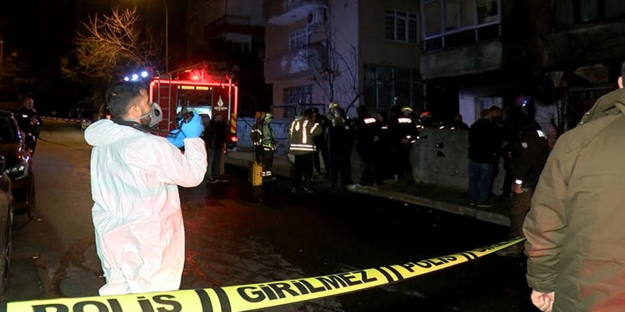 4 katlı binada yangın: 1 ölü