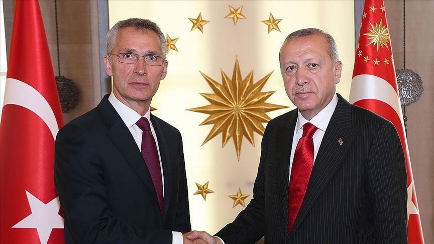Erdoğan Stoltenberg ile görüştü