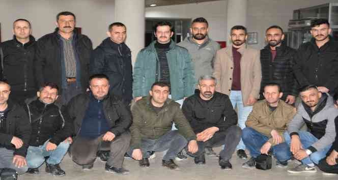 Kasımoğlu, toplu taşıma şoförleri ile bir araya geldi