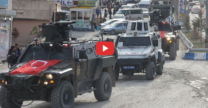 Hakkari'de sirenler bu kez Polis için çaldı