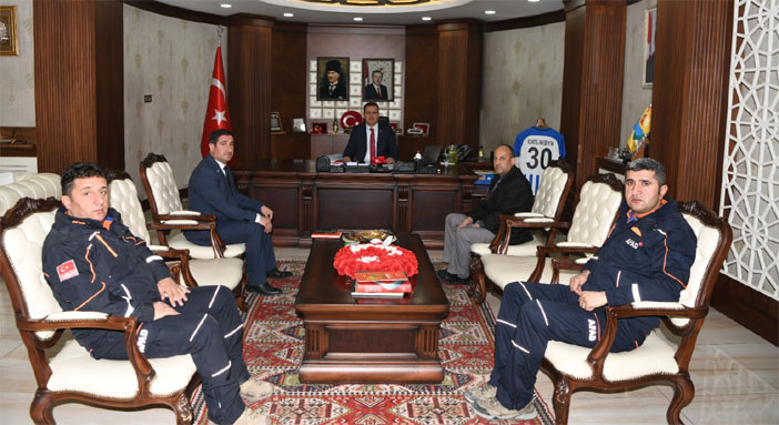 AFAD’dan Vali Akbıyık'a deprem haftası ziyareti