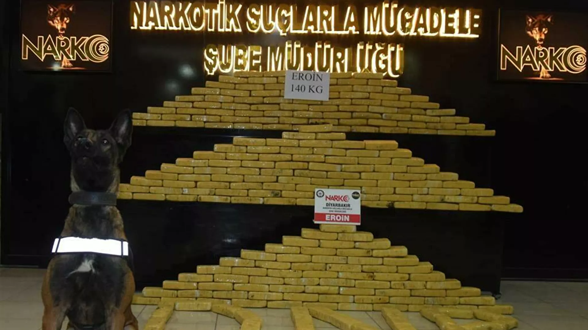 TIR'dan 140 kilogram eroin çıktı